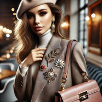 Broche bijux protées en accumulation