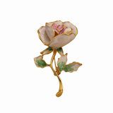 Broche fleurs Rose
