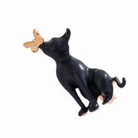 Broche Chat Le chat noir