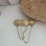 Broche de col à chaîne Excelsior