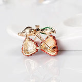 Broche fruit Fraise des bois