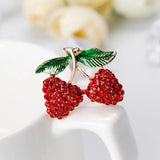 Broche fruit Fraise des bois