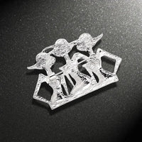 Broche fantaisie Les Triplettes Coquettes