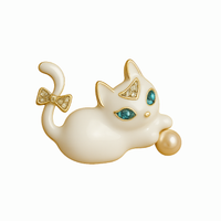 Broche Cat Pearl
