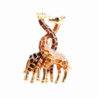 Broche Girafes